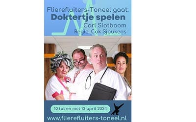 Flierefluiters Toneel gaat “Doktertje spelen”.