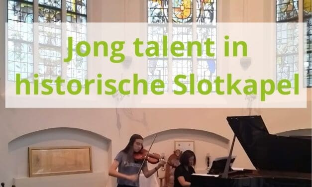 Jong talent in de historische Slotkapel van Egmond aan den Hoef