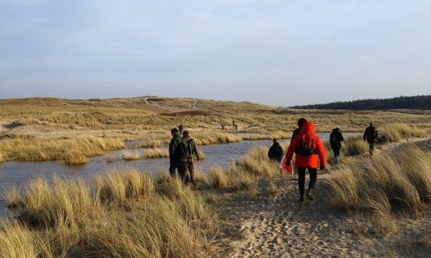 Duin- en strandwandeling met jutten bij Bergen aan Zee