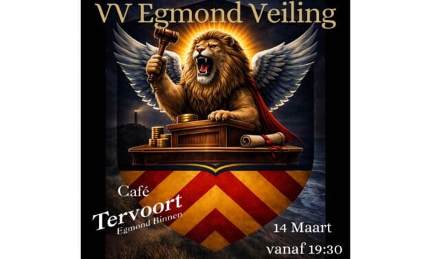 Eerste VV Egmond Veiling in Café Tervoort