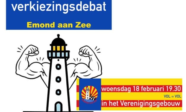 Verkiezingsdebat in Egmond aan Zee over dorpszaken die ertoe doen