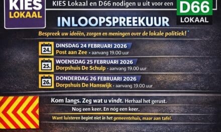 Gezamenlijk inloopspreekuur KIES Lokaal en D66 in de Egmonden