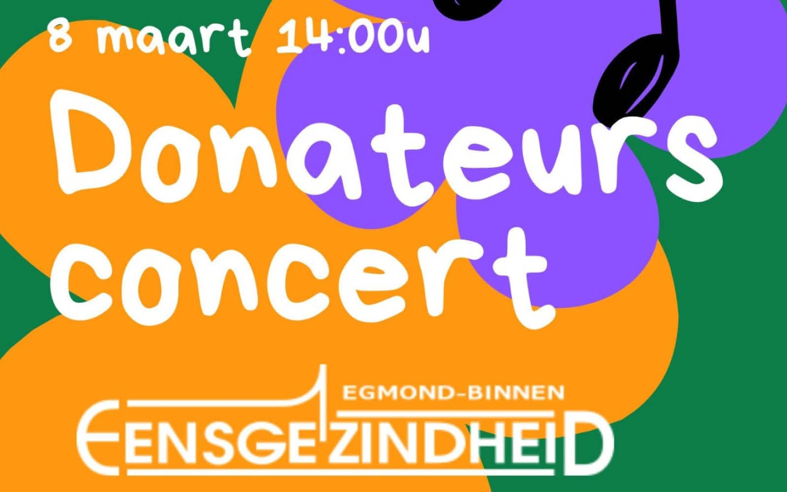 flyer Donateursconcert 2026 uitgelicht