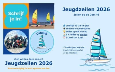 Jeugdzeilen Catclub Egmond van start: nog maar drie plekken beschikbaar