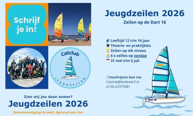 Beleef een zomer vol zeilplezier bij Catclub Egmond – Jeugdzeilen 2026!