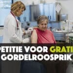Grote steun voor petitie gratis gordelroosvaccin