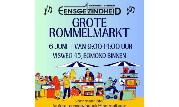 6 juni – Rommelmarkt Eensgezindheid weer terug in Egmond-Binnen