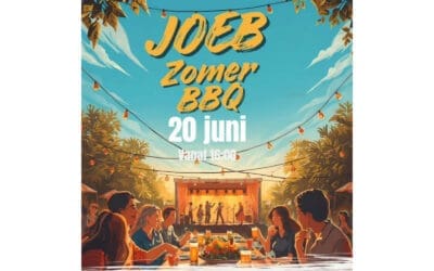 20 juni: JOEB Zomer BBQ: gezellig samen de zomer in met muziek, barbecue en voetbal