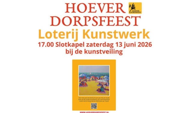 13 juni – Win een uniek kunstwerk van Cees Broersen tijdens het Hoever Dorpsfeest